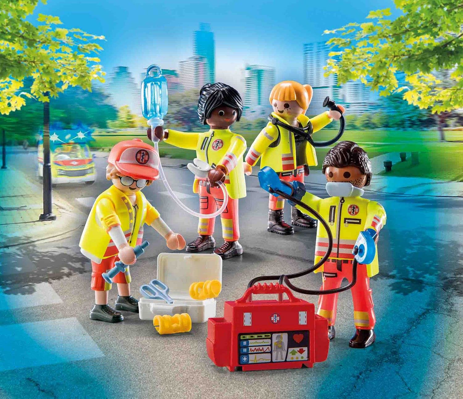 Playmobil 71244 City Life Tıbbi Ekip, Playmobil tıbbi oyuncak
